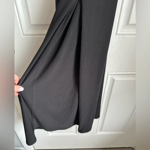 NWT LAUREN RALPH LAUREN SIZE 8 black white maxi evening gown dress beaded - Picture 3 of 8